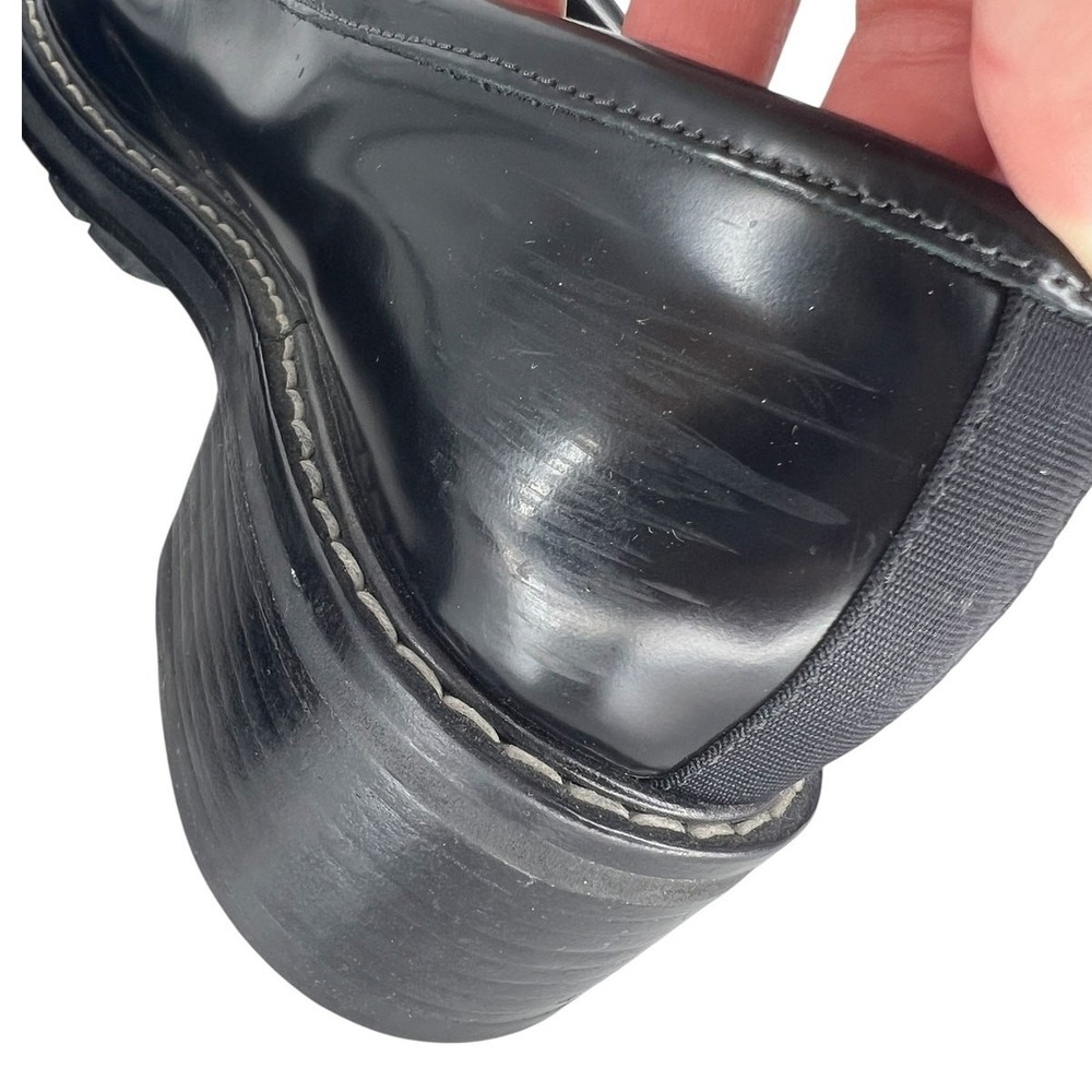 Rag & Bone Black Leather Penny Loafers with Contrast Stitching Size 40 - Picture 12 of 15